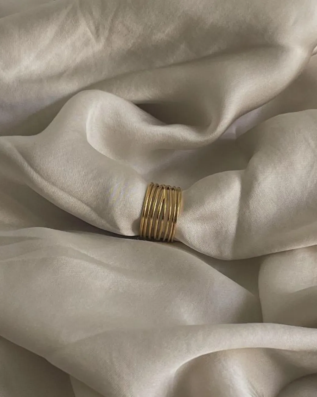 ADELINA ring, guldfarvet