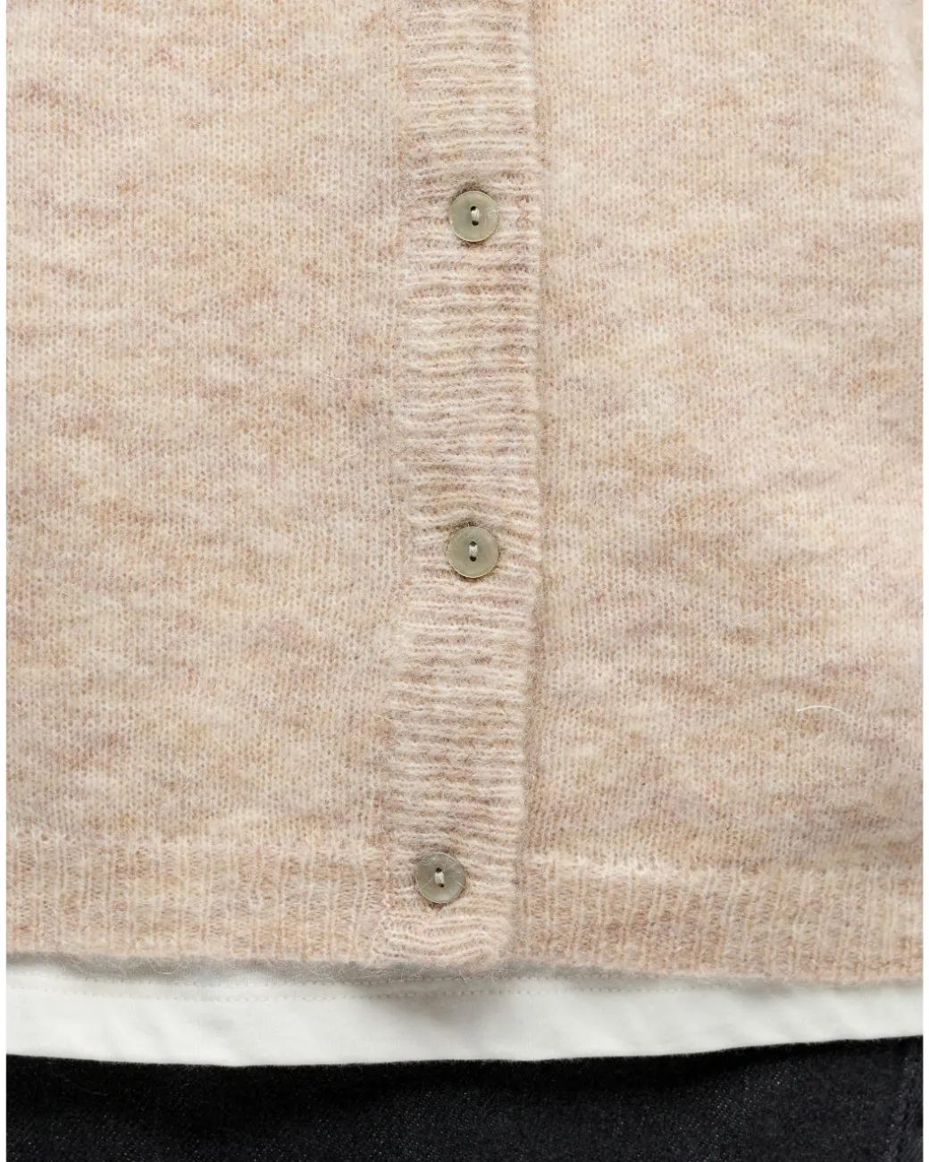 AGATE strik cardigan, beige