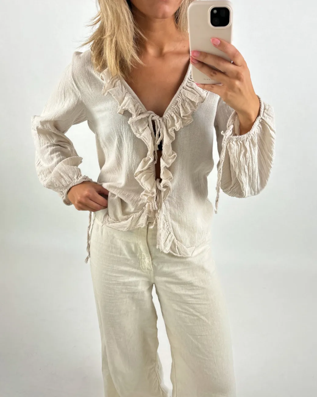 ALANI bluse, beige