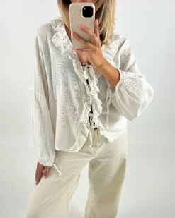 ALANI bluse, hvid