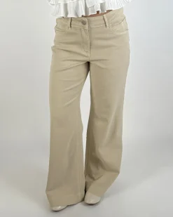 ALANNA wide leg jeans, beige