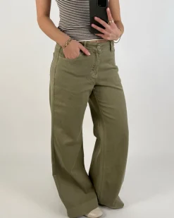 ALANNA wide leg jeans, grøn