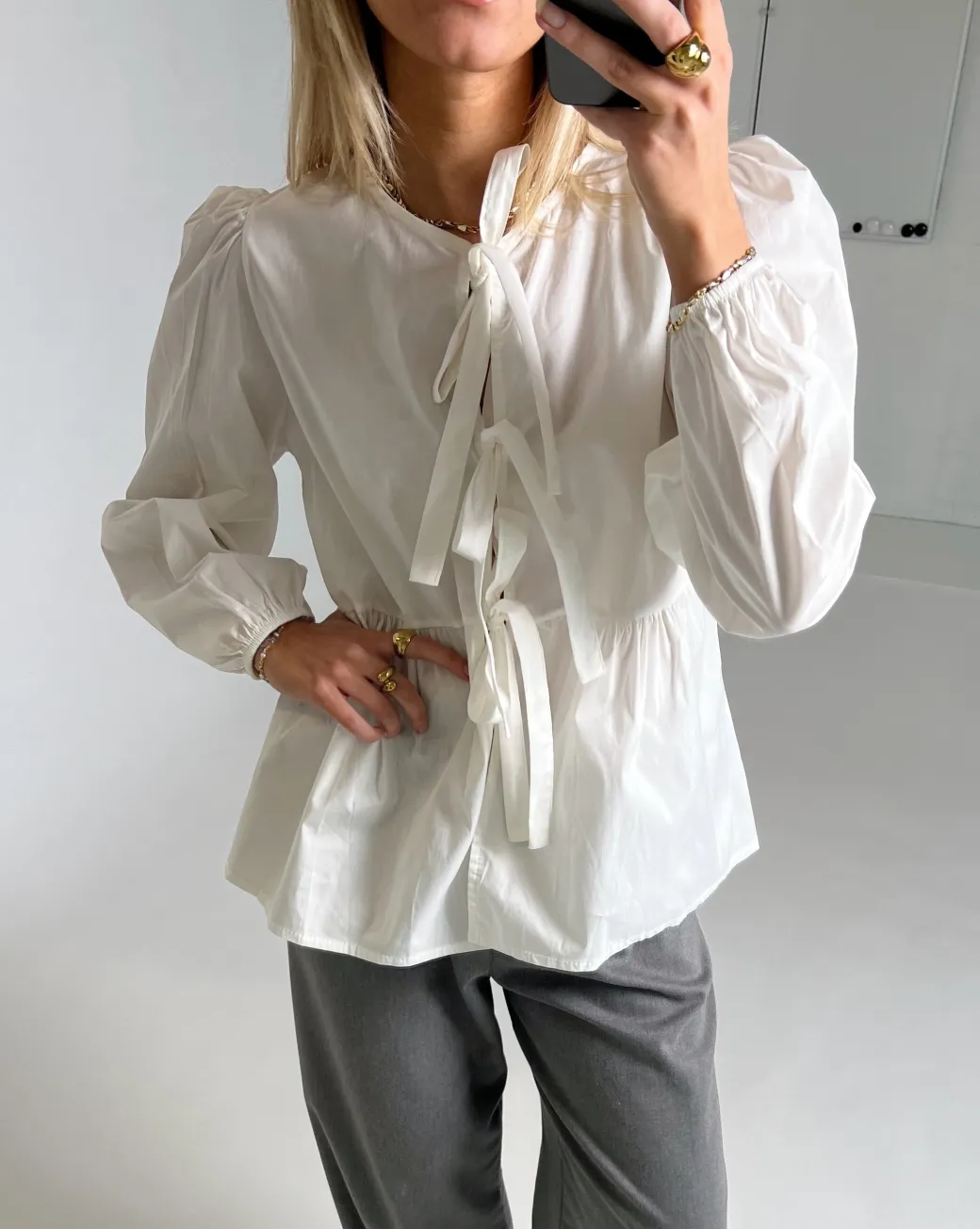 ALBA skjorte, hvid
