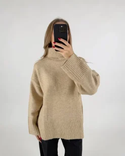 ALIA strik, beige