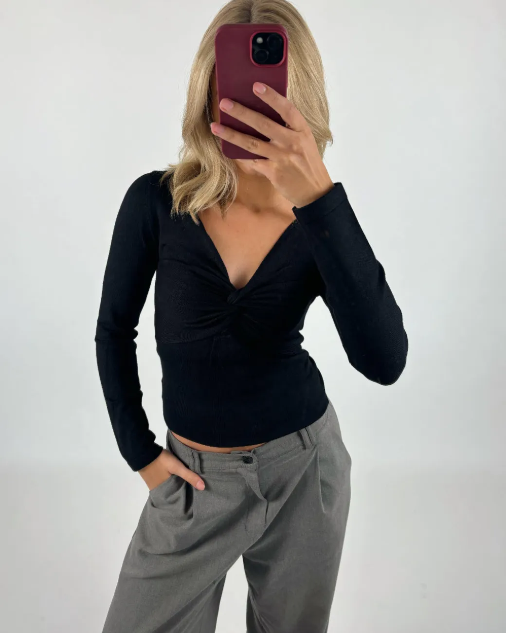 AMAIA bluse, sort