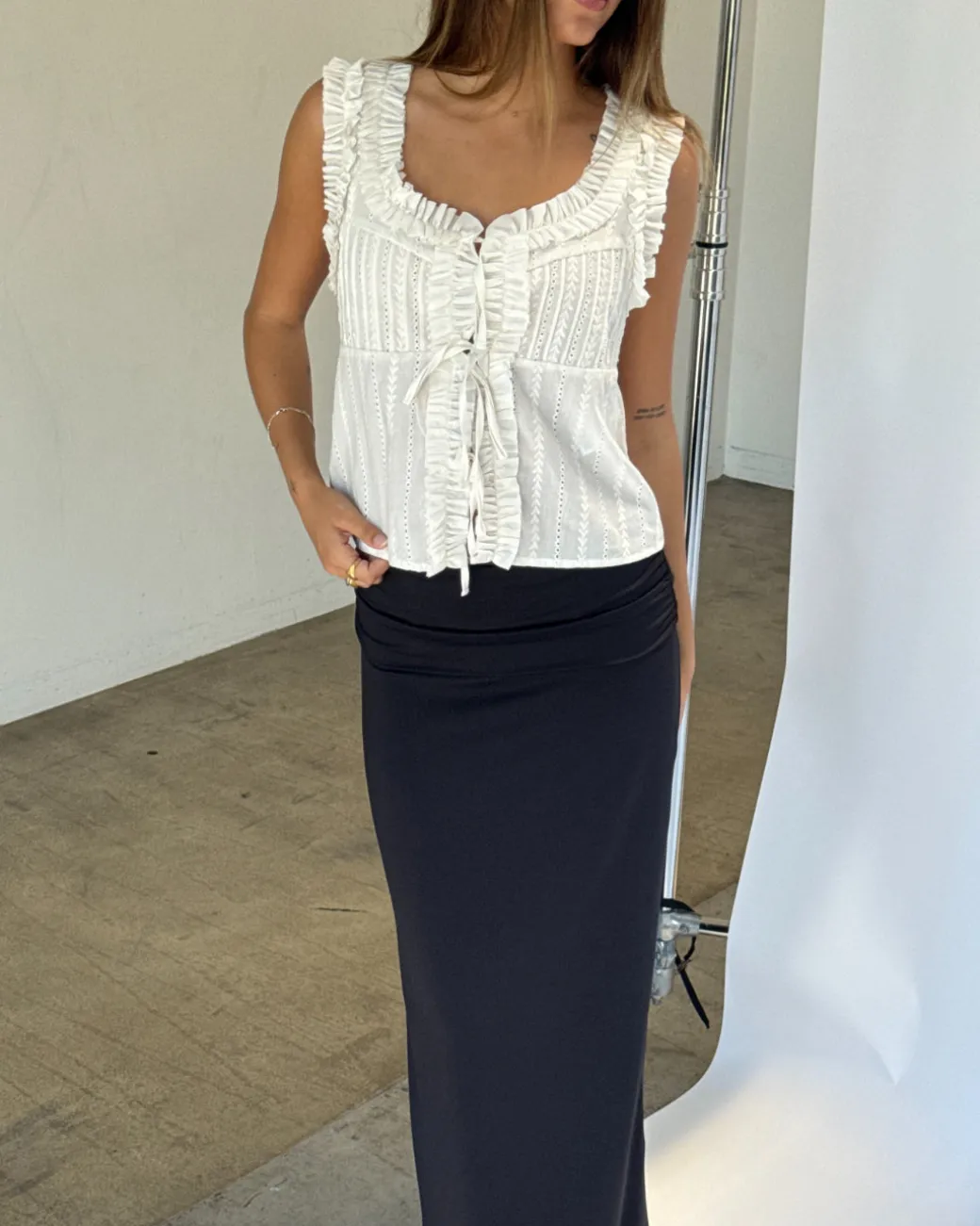 AMANDA top, hvid