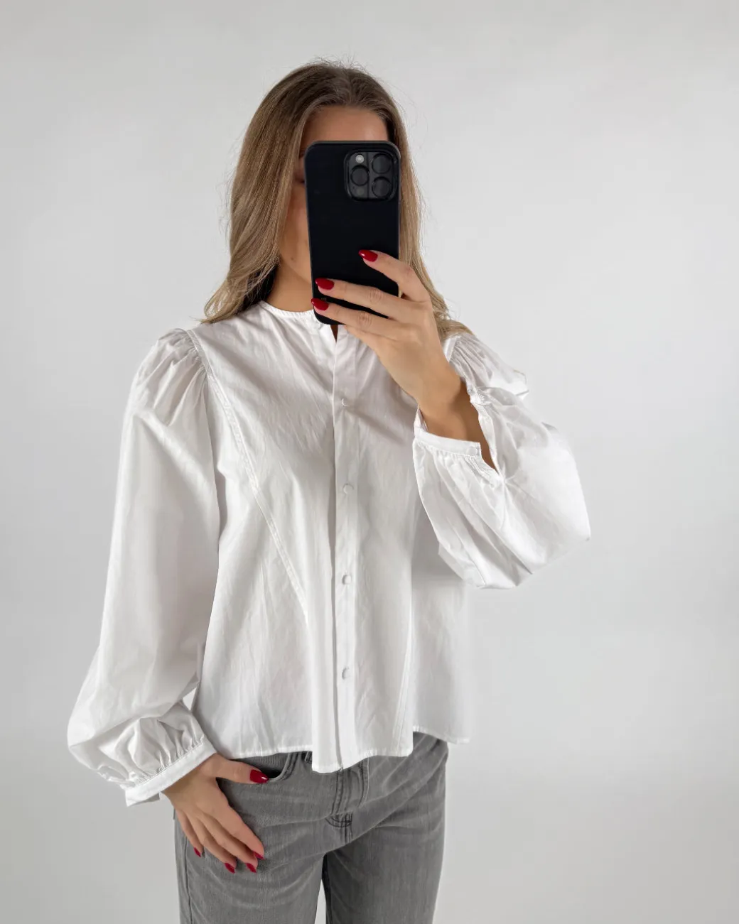 AMARIS bluse, hvid