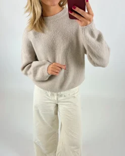 AMIRAH strik, beige