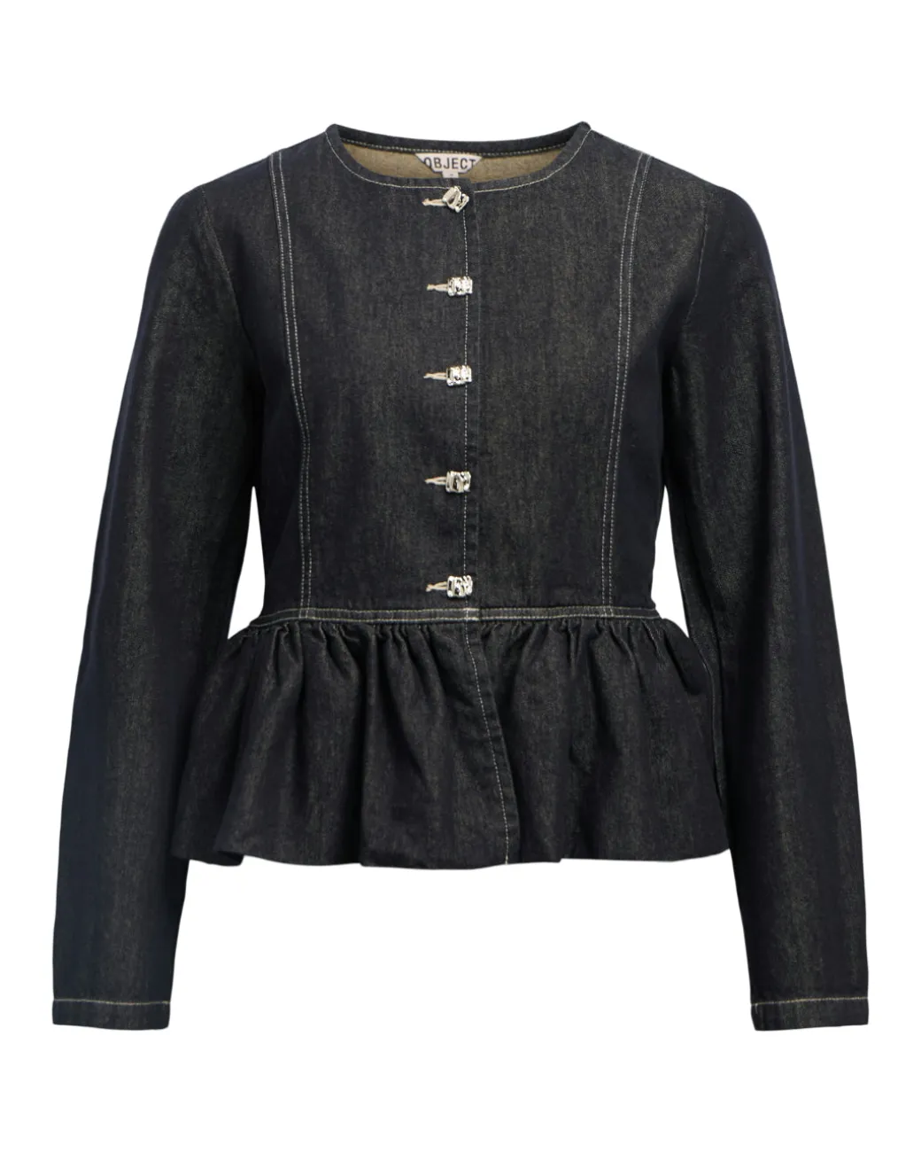 ANITA denim bluse, mørkeblå