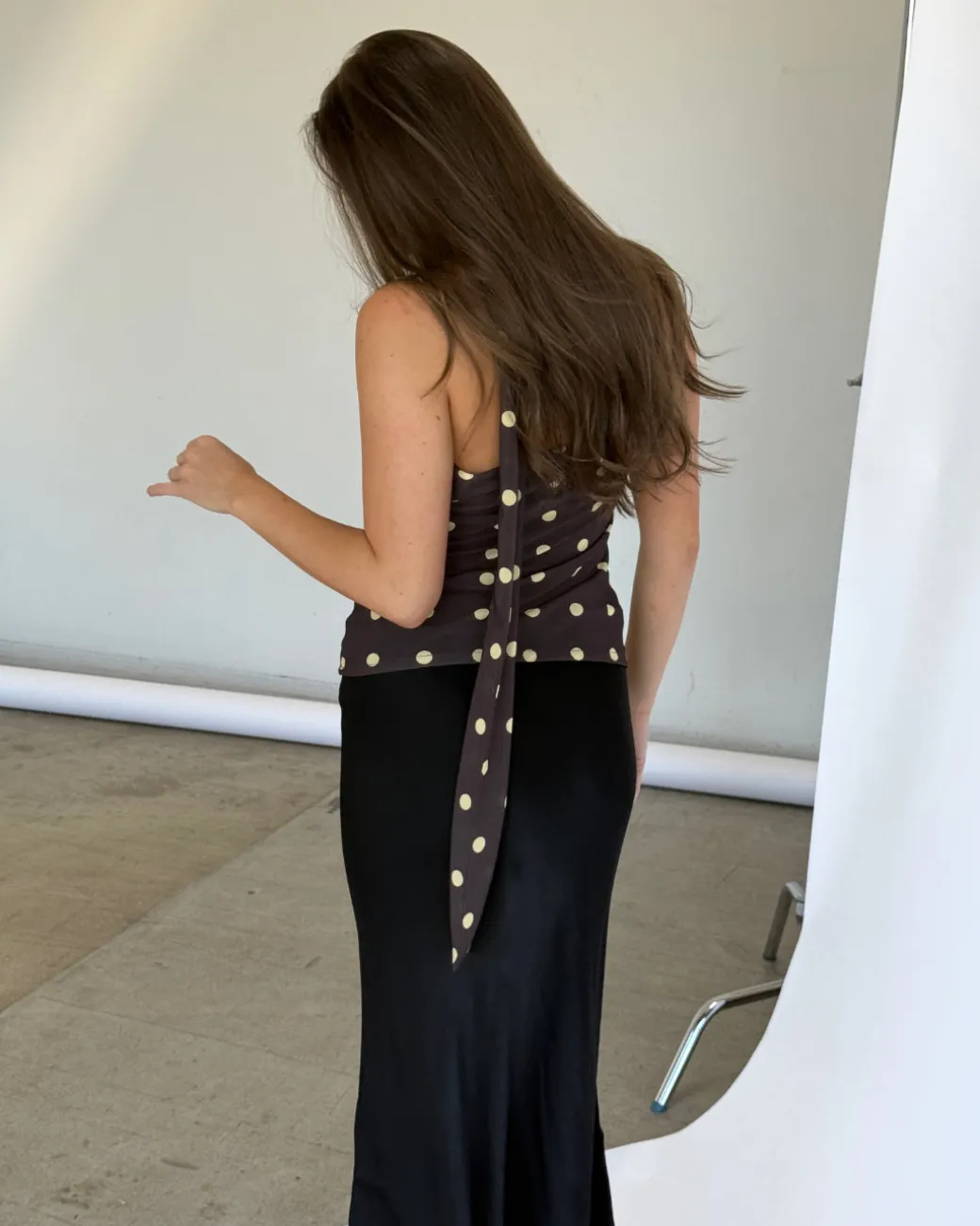 AYLIN top, brun