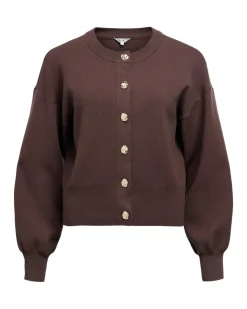BALIA strik cardigan, brun