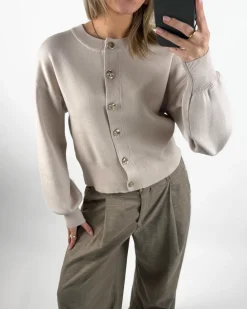 BALIA strik cardigan, creme