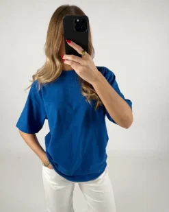 BASIC t-shirt, kongeblå