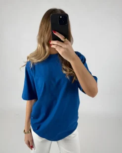 BASIC t-shirt, kongeblå