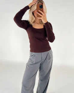 BERTHA bluse, brun