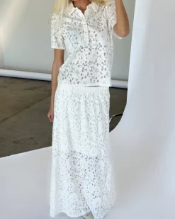 BIANCA bluse, hvid
