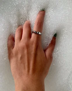 BONNIE ring, sølvfarvet