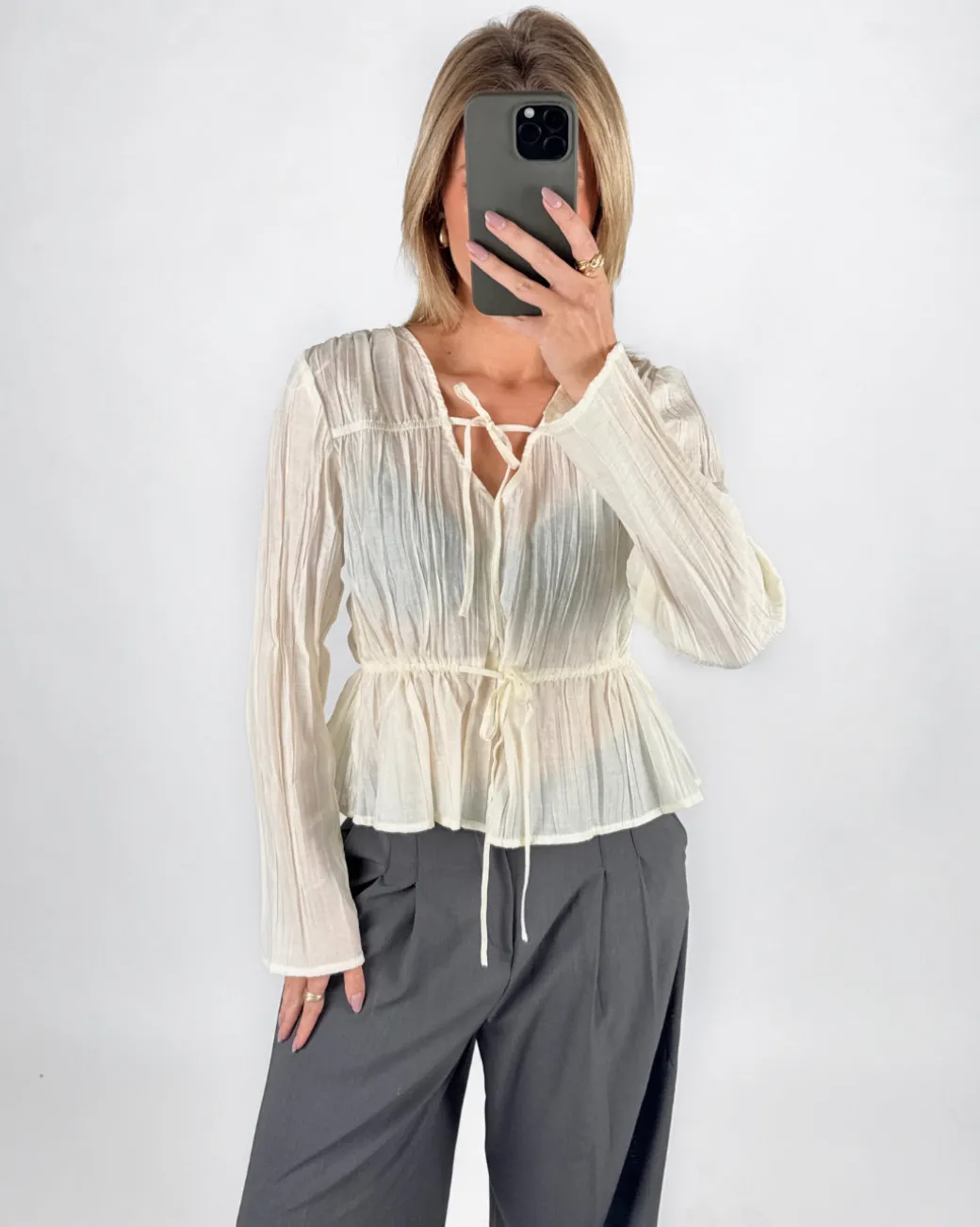 BREA bluse, hvid