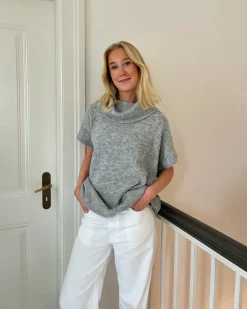 BRIANA strik, grå