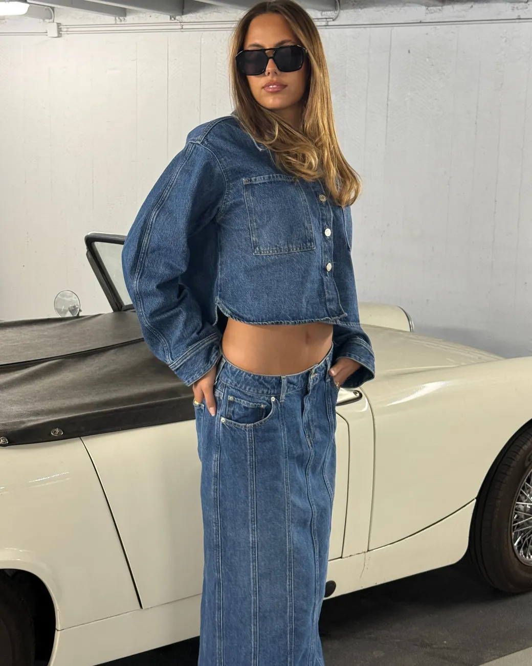 CANA denim jakke, blå