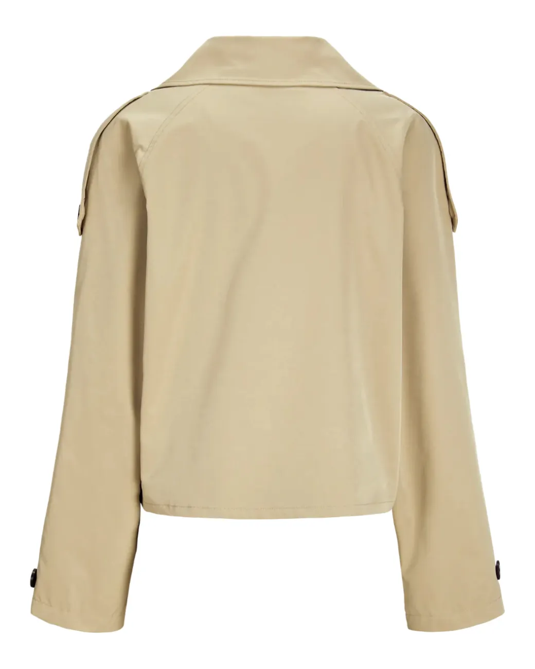 CARLIE kort trenchcoat, beige