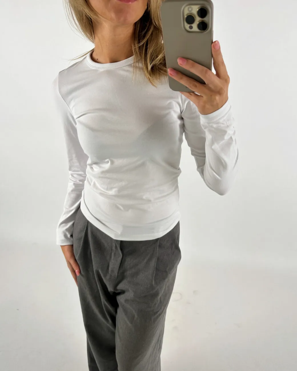 CELINE bluse, hvid