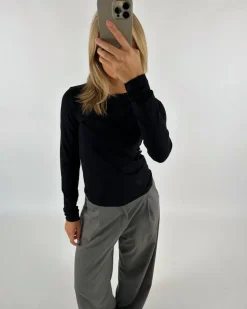 CELINE bluse, sort