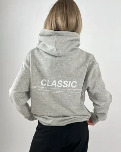 CLASSIC hoodie, grå