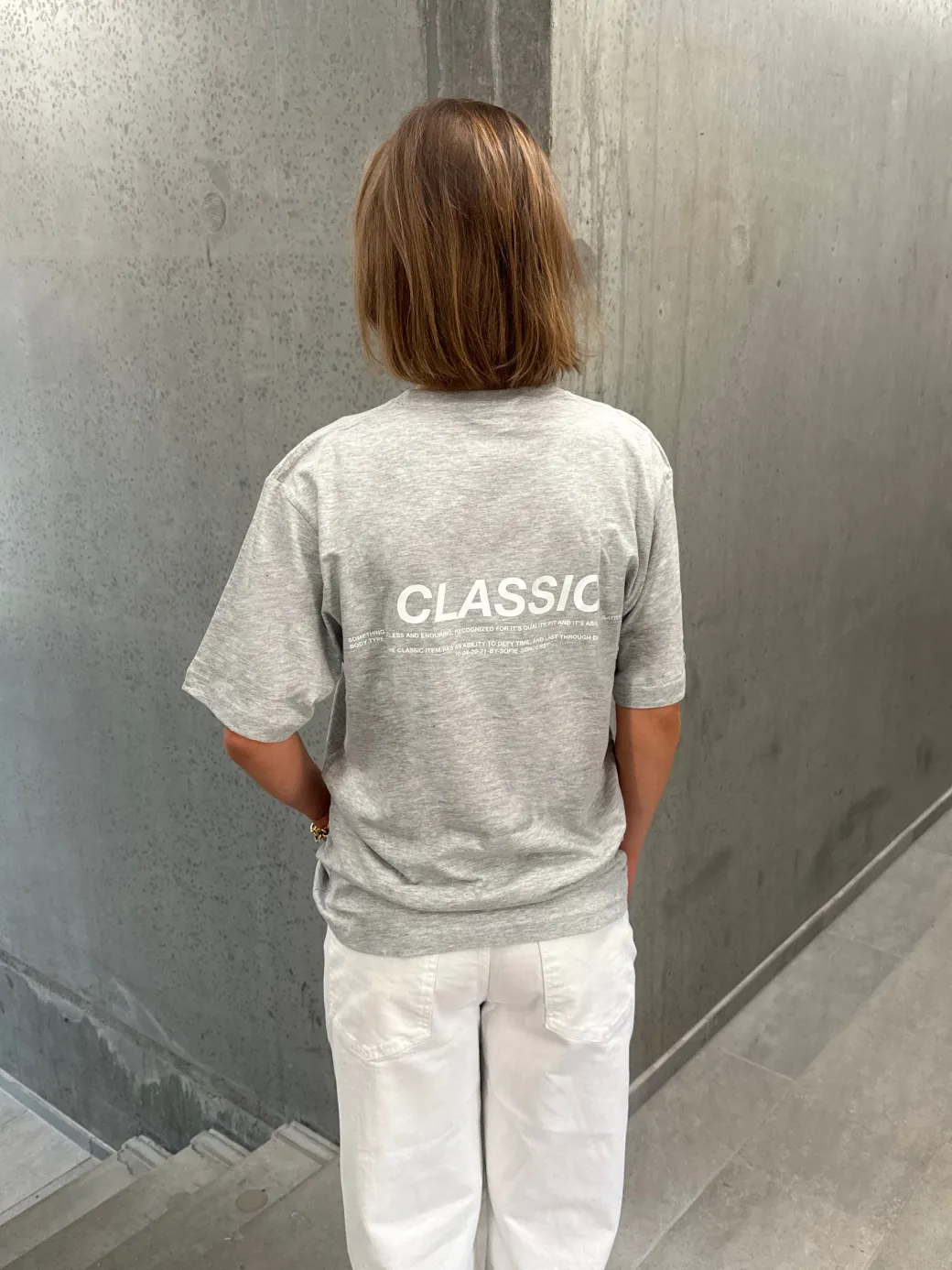 CLASSIC t-shirt, grå