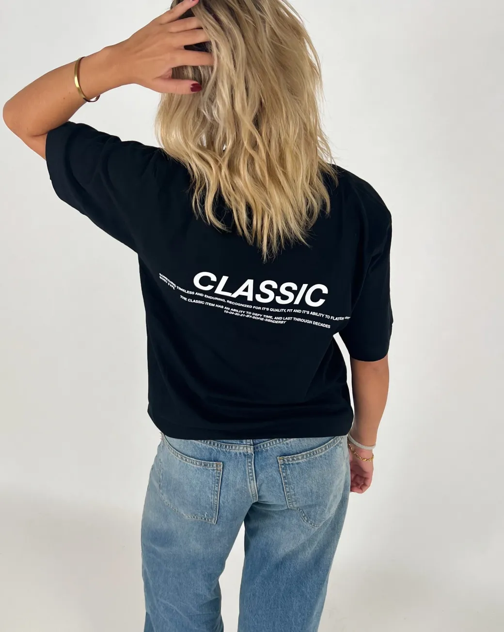 CLASSIC t-shirt, sort/hvid
