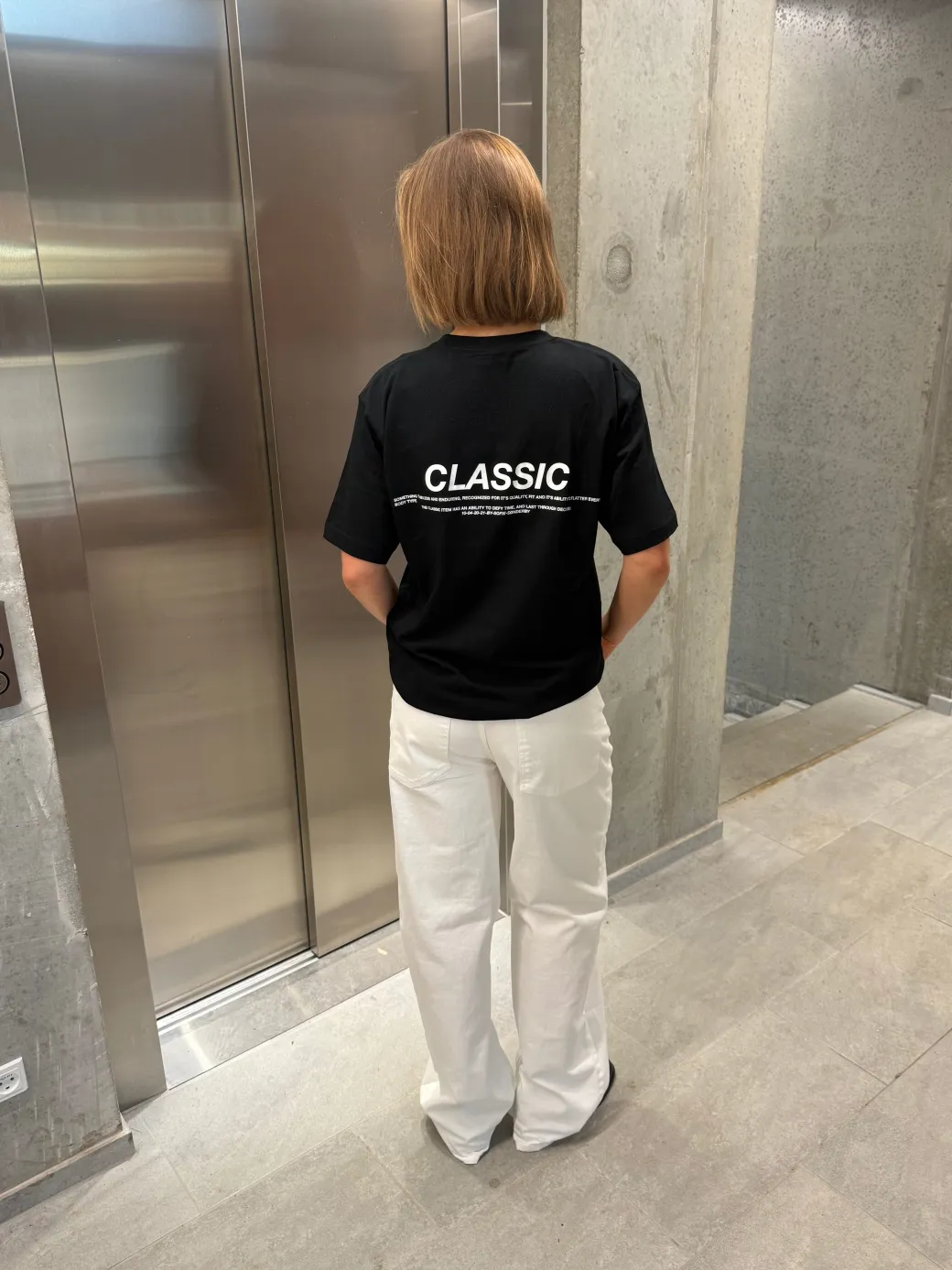 CLASSIC t-shirt, sort/hvid