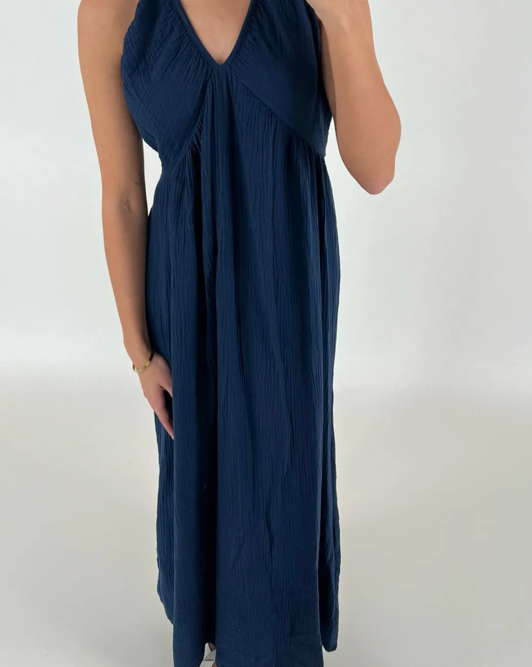 COLETTE maxi kjole, navy