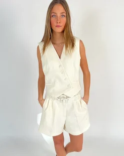 COVE vest, hvid