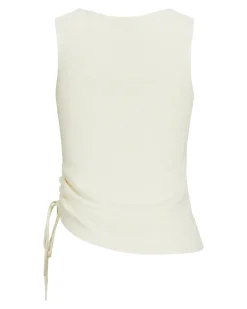 DAHLIA top, hvid