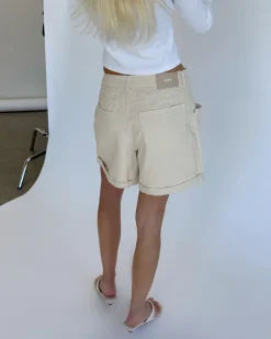DORA shorts denim, beige
