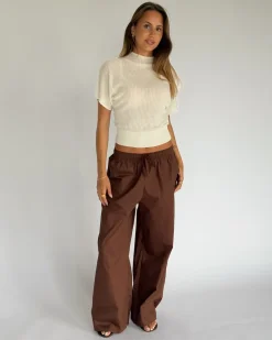 DYLAN strik top, hvid