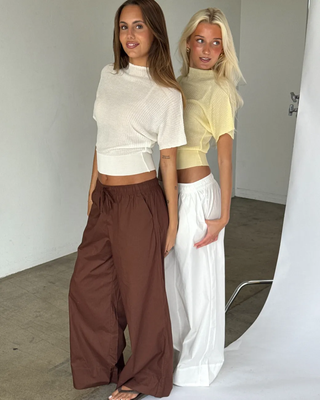 DYLAN strik top, hvid