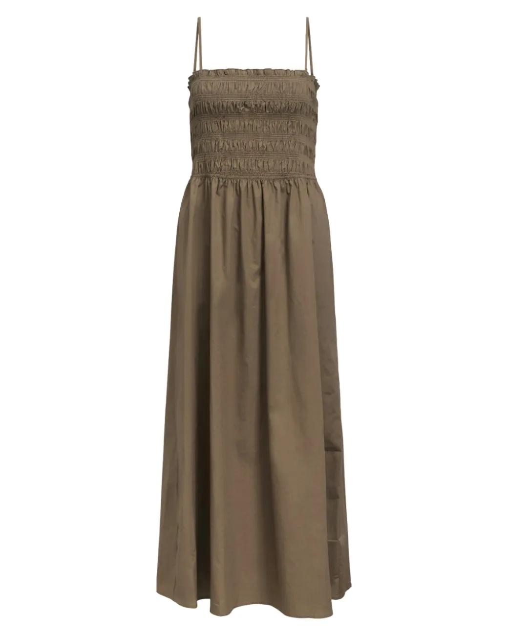 ELLY maxi kjole, brun