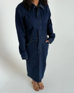 EMERY maxi kjole, denim