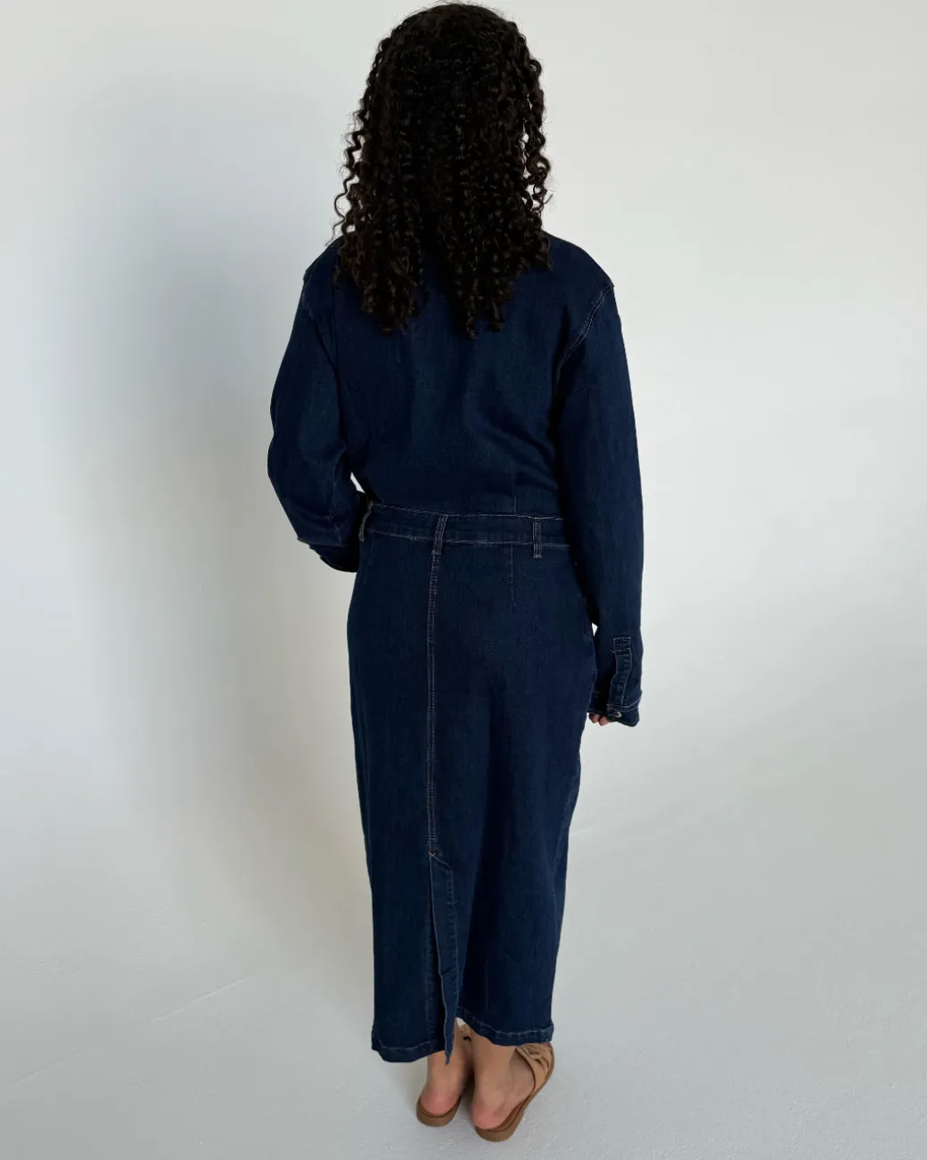 EMERY maxi kjole, denim