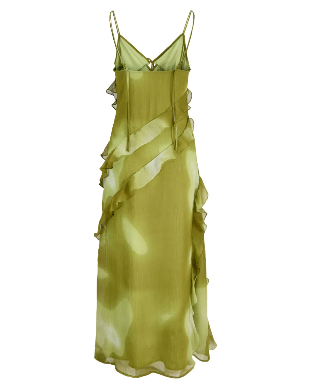 EMILIA maxi kjole, grøn