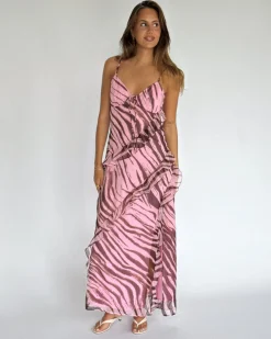 EMILIA maxi kjole, lyserød