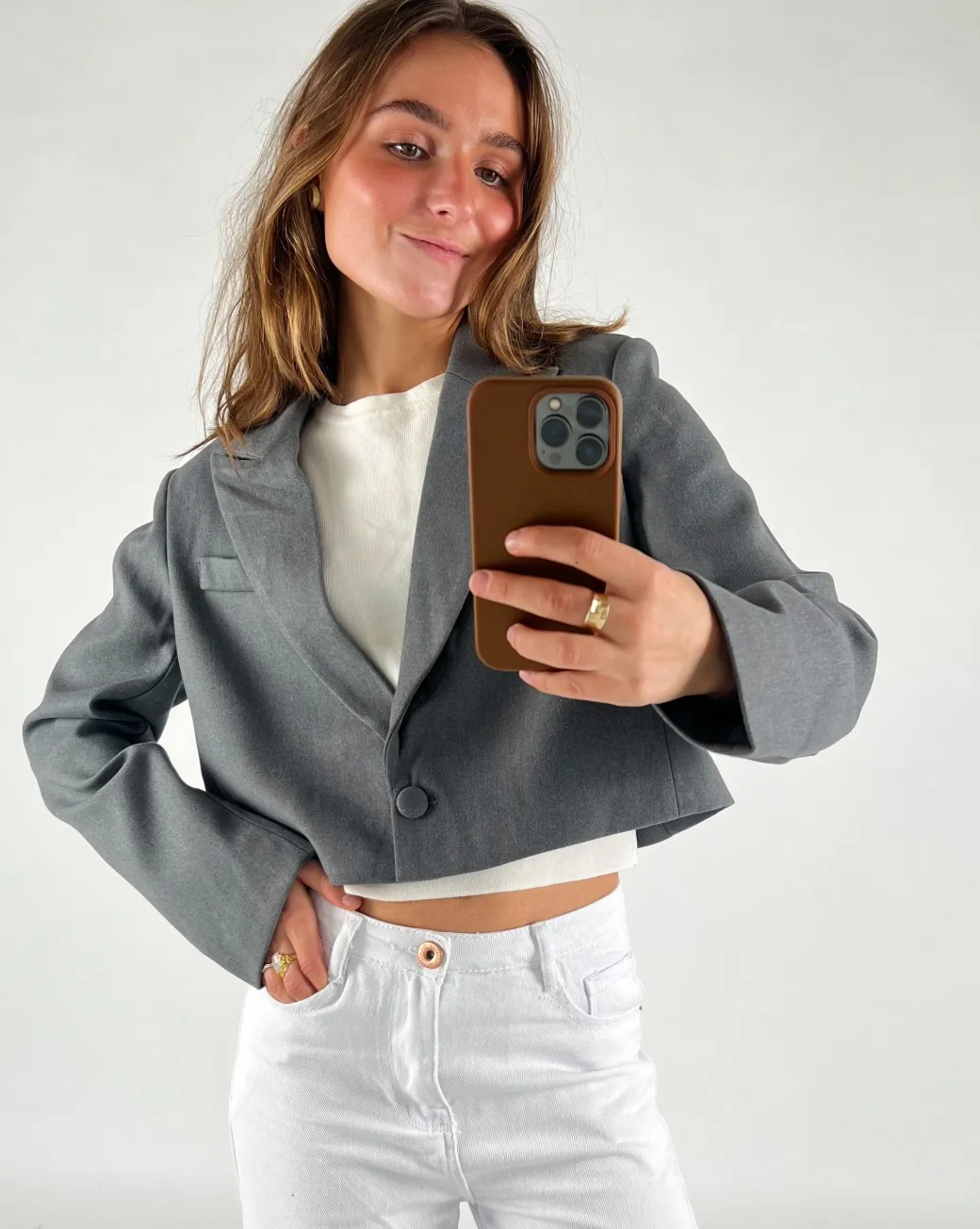 EMMY blazer, grå