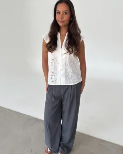 EVELYN bluse, hvid