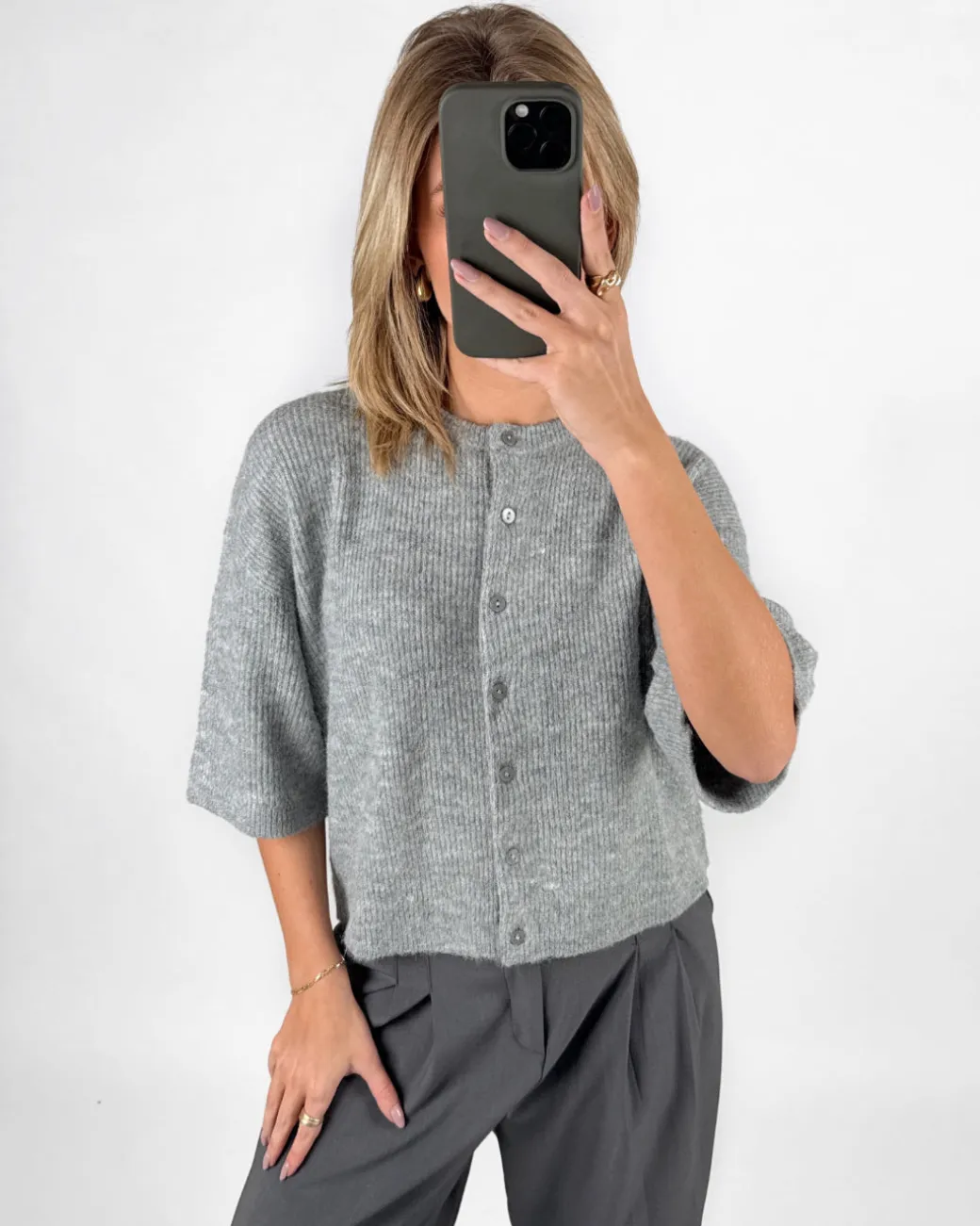 EVI cardigan, grå
