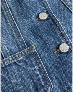 FAIZA denim top, blå