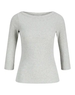 FIFI boatneck top, grå