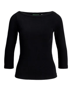 FIFI boatneck top, sort