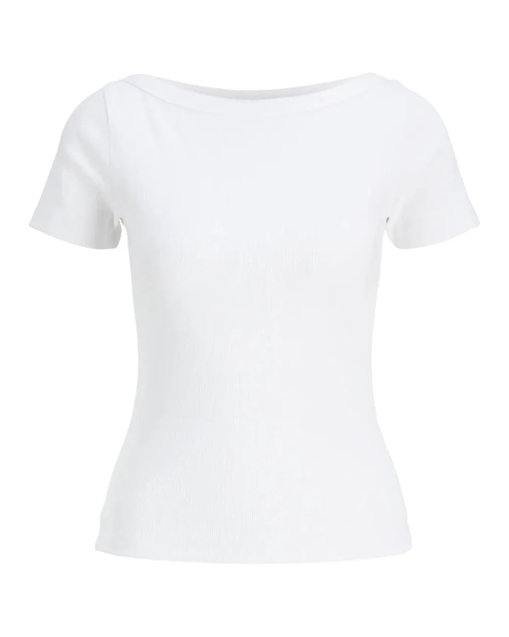FIFI t-shirt boatneck, hvid