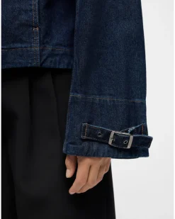 FLO denim jakke, mørkeblå